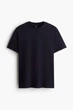 Футболка H&M Regular Fit темно синій 0685816270 XXXL - изображение 5