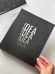 Книга для записи рецептов на кольцах "Idea черная" на 160 рецептов с возможностью добавления страниц - изображение 1