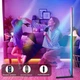 Кутова підлогова лампа-торшер з RGB підсвічуванням Auplf Black (R4392130820250) - зображення 7