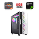 Игровой ПК ICE White Diamond Tower / AMD Ryzen 5 5500 (6 (12) ядер по 3.6 - 4.2 GHz) / 8 GB DDR4 / 480 GB SSD / nVidia GeForce GTX 1070 Ti, 8 GB GDDR5, 256-bit - изображение 1