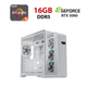 Игровой ПК Ice RT7 White Tower / AMD Ryzen 5 8400F (6 (12) ядер по 4.2 - 4.7 GHz) / 16 GB DDR5 / 480 GB SSD / nVidia GeForce RTX 5060, 8 GB GDDR7, 128-bit - изображение 1