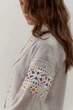 Жіноча лляна вишиванка Подільська Світла Folk Moda 3XL Сірий (podlxsxka-svtla-5065-304611164) - изображение 4