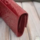 Кошелек женский кожаный для карточек Paolo Peruzzi AL-15-RD Красный (5905567214516) - изображение 6