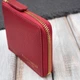 Кошелек женский кожаный для карточек Paolo Peruzzi KV-04-RD Красный (5905567216992) - изображение 5