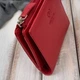 Кошелек женский кожаный для карточек Paolo Peruzzi SL-06-RD Красный (5905567219610) - изображение 5
