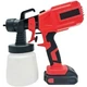 Акумуляторний фарборозпилювач Cordless Paint Spray Gun 0.8L 400W Red - зображення 1