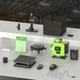 Лазерный уровень, 4 x 360° 16 линий HOFTME - изображение 8
