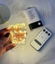 Гирлянда нить Роса 100 LED 10м USB на батарейках + пульт, 8 режимов светодиодная (R100AK) - изображение 2