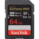 Карта пам'яті SanDisk 64GB SD class 10 UHS-I U3 V60 R280/W100MB/s Extreme PRO (SDSDXEP-064G-GN4IN) - зображення 1