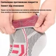 Компрессионный бандаж на колено NRJ 086 by Velico, розовый, размер M (1 шт.) - для спорта, фитнеса, бега и поддержки суставов - изображение 3