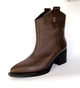 Ботильйони ALLSY 205604 DX01478-5B brown коричневий 41 26см - зображення 1