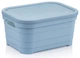Кошик із кришкою IDEA HOME Pyramid Blue 00643 (10.8л/36см) - зображення 1