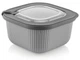 Контейнер IDEA HOME Line Box Gray 00683 (1800мл) - зображення 1