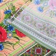 Скатерть для обеденного или кухонного стола, ткань-рогожка, рисунок Маки,колосья,волошки (220см*150см). - изображение 6