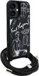 Панель Karl Lagerfeld Crossbody Grained Pattern & Logo для Apple iPhone 16 Black (KLHCP16SPGGRMPCK) - зображення 3
