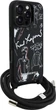 Etui plecki Karl Lagerfeld Crossbody Grained Pattern & Logo do Apple iPhone 16 Pro Black (KLHCP16LPGGRMPCK) - obraz 3