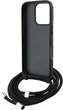Etui plecki Karl Lagerfeld Crossbody Grained Pattern & Logo do Apple iPhone 16 Pro Black (KLHCP16LPGGRMPCK) - obraz 6