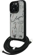 Панель Karl Lagerfeld Crossbody Grained Pattern & Logo для Apple iPhone 16 Pro Max Grey (KLHCP16XPGGRMPCG) - зображення 2