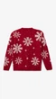 Светр з принтом для дівчинки Erceylan LN2507 Сніжинка 122 см Червоний shop (2000999324437) - зображення 4