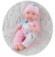 Пупс с бутылочкой Star Toys 28см в розовом костюмчике с бантиком и шапочкой AD611-4/5 - изображение 3