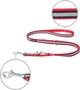 Smycz regulowana Amiplay Shine 6 w 1 L 100 - 200 cm Czerwona (5906160226845) - obraz 2