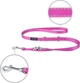 Регульований повідець Amiplay Reflective 6 в 1 L 100 - 200 см Рожевий (5907563218406) - зображення 2
