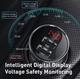 Автомобильное зарядное устройство Baseus Digital Display 24W 2USB порта 4.8A Зарядка в авто Car Charger CCBX-0G Grey - изображение 8