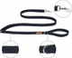 Регульований повідець Amiplay Cotton Easy Fix S 160 - 300 см Чорний (5907563227385) - зображення 2