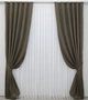 Комплект готових штор VR-Textil Ibiza № 1199ш Молочний шоколад 150х270 см 2 шт (33-0035) - зображення 2