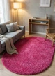 Килим з високим ворсом Loca 6365A pink овал 1.60x2.30 - зображення 1
