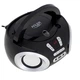 Радіо Бумбокс Adler AD 1181 портативна магнітола CD MP3 USB FM радіо 3 Вт Black silver - зображення 4