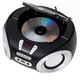 Радіо Бумбокс Adler AD 1181 портативна магнітола CD MP3 USB FM радіо 3 Вт Black silver - зображення 5