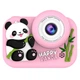 Детский фотоаппарат M03 PANDA Full HD возраст от 3 до 8 лет Розовый - изображение 1
