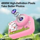 Детский фотоаппарат M03 RABBIT Full HD возраст от 3 до 8 лет Розовый - изображение 3