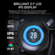 Система водяного охолодження із вентиляторами 120 мм Corsair Nautilus 360 RS LCD Black (CW-9061033-WW) - зображення 2