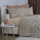 Евро покрывало 220*240 см с наволочками 50*70 см хлопковое гипоаллергенное Beige and White ТЕП Бежевое (24790220240) - изображение 3