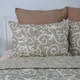 Евро покрывало 220*240 см с наволочками 50*70 см хлопковое гипоаллергенное Beige and White ТЕП Бежевое (24790220240) - изображение 4