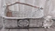 Корзина плетеная белая с ручкой прямоугольная 23х33х10см. (15см.) - изображение 3