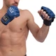 Перчатки для смешанных единоборств MMA на липучке размер S Кожа VELO синий ULI-4024 - изображение 3