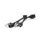POE инжектор пассивный (пара) 802.3at (30Вт) с портами Ethernet 10/100Mbps, black, OEM Q50 - изображение 2
