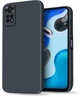 Силіконовий чохол HardCorner Xiaomi Redmi Note 11S (з мікрофіброю) Gray Blue (34858-6D) - зображення 1