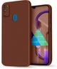 Силиконовый чехол HardCorner Samsung Galaxy M21 M215 (с микрофиброй) Wine (34821-42) - изображение 1