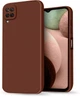Силіконовий чохол HardCorner Samsung Galaxy A12 A125 (з мікрофіброю) Wine (34797-42) - зображення 1