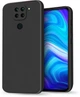 Силіконовий чохол HardCorner Xiaomi Redmi Note 9 (з мікрофіброю) Black (35424-2B) - зображення 1