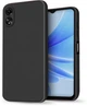Силиконовый чехол HardCorner OPPO A17 / A17k (с микрофиброй) Black (35399-2B) - изображение 1