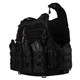 Плитоноска Warmor Gen.4 (Комплект 4 подсумки) с системой быстрого сброса. Molle. Цвет Черная - изображение 4