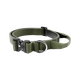 Тактичний нашийник для цуценят та міні собак BullyBillows Combat Collar Handle 2.5 cm XS-M: 25 мм, ОШ 34-46 см Зелений - зображення 1