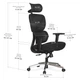 Крісло Mealux D1 Air Fabric Black (арт. HF-D1 F/B) - изображение 5