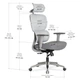 Крісло Mealux D1 Air Fabric Grey (арт. HF-D1 F/G) - изображение 4