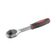 Рукоятка із храповим механізмом на 24 зуби 1/4”. CrV INTERTOOL HT-2104 - зображення 4